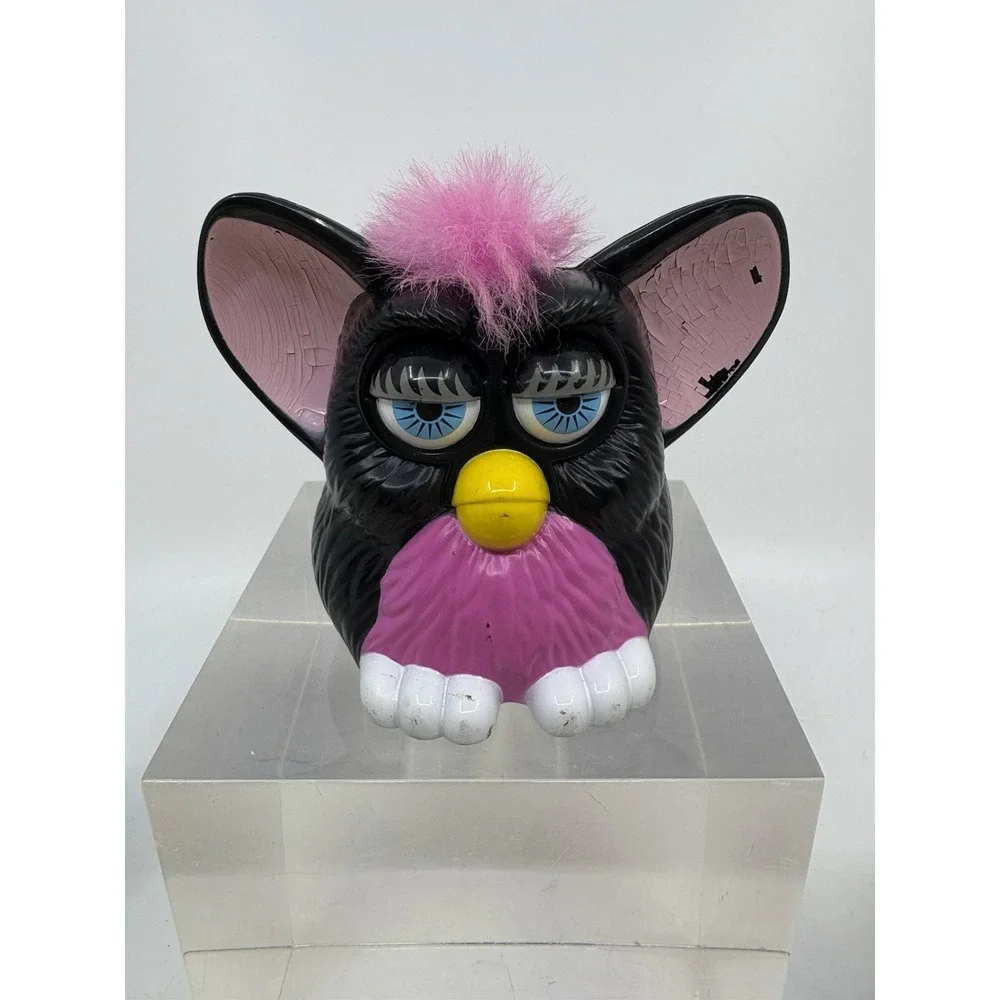 Lot of  (5) Vintage Furby McDonald's Happy Meal Toys 1998 Tiger Read *